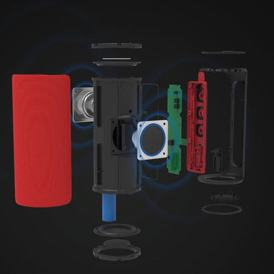 Portable Waterproof Wireless Bluetooth Speaker with 360°Surrounding Sound - Peak S11 - Boom&Tech®