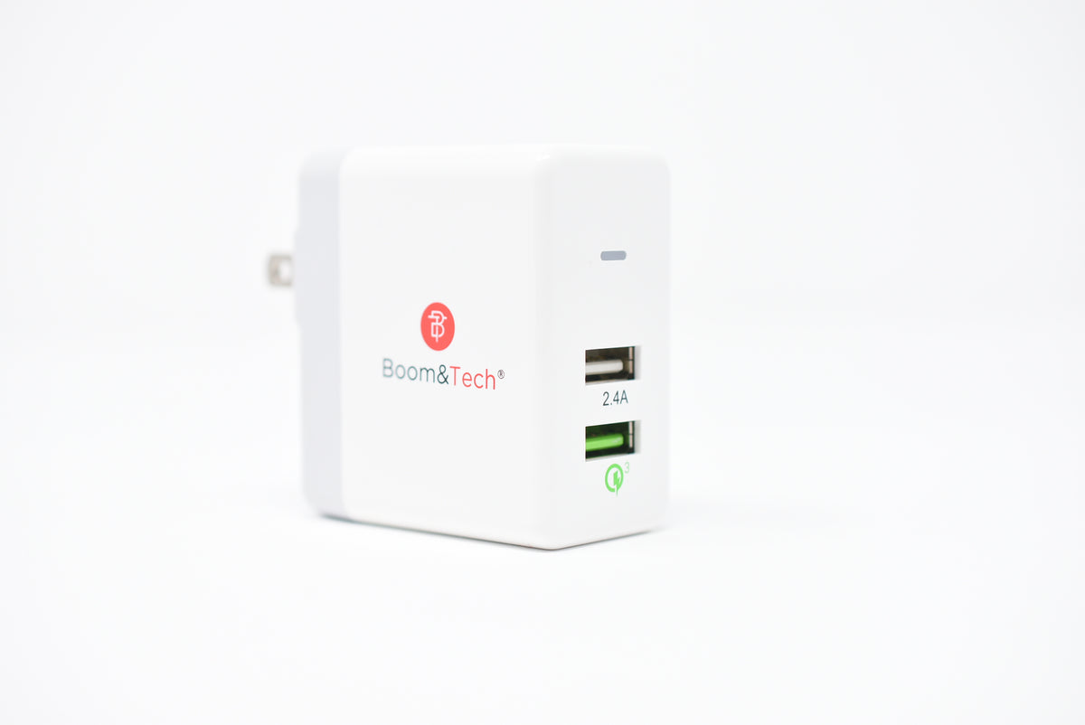 USB Wall Charger 2 Ports - Boom&Tech®