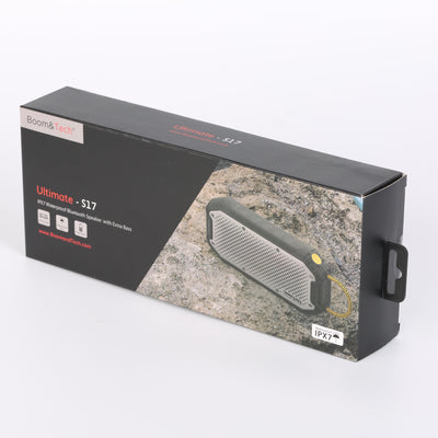 Portable Waterproof Wireless Bluetooth Speaker with Extra Bass - Ultimate S17 - Boom&Tech®